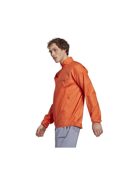 Geacă de vânt Adidas Terrex portocaliu