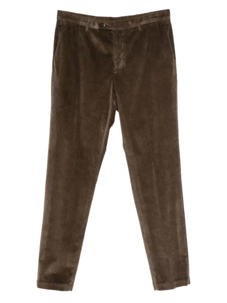 Pantaloni Michael Coal de catifea cord maro
