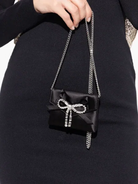 Κολιέ Jimmy Choo με φιόγκο μαύρο