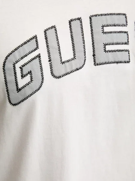 Футболка Guess SHINGO однотонна білий