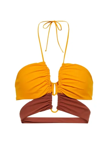 Bikini Nensi Dojaka cu gât halter