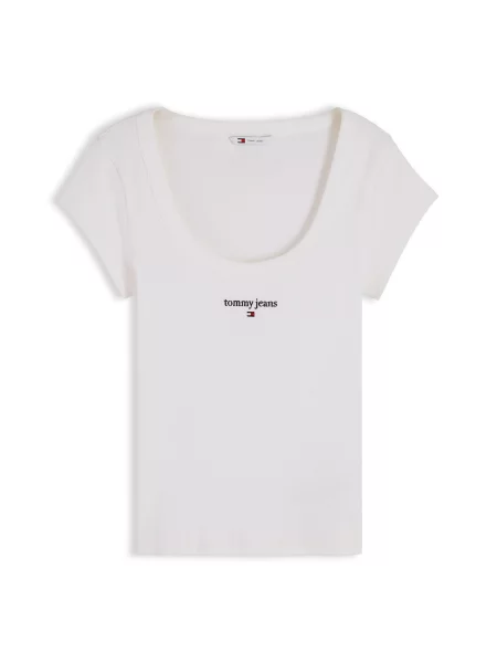Tommy Jeans Tricou negru alb