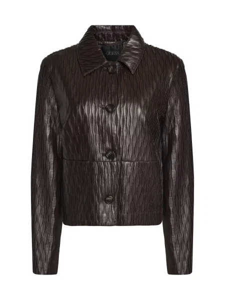GUESS Geacă Walker Wave | Relaxed fit maro