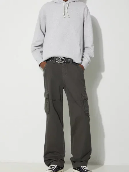 Alpha Industries pantaloni de Jet Pant drept gri