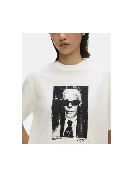 Tricou Karl Lagerfeld alb