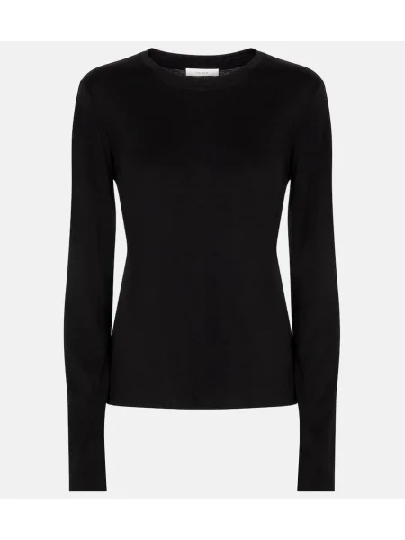 Top The Row din jerseu negru