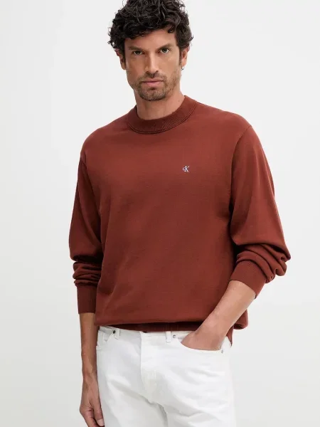 Calvin Klein Jeans pulover de portocaliu