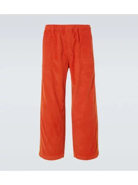 Manšestrové kalhoty Bode oranžové