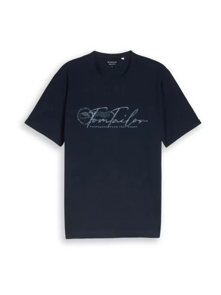 TOM TAILOR Tricou deschis / închis albastru