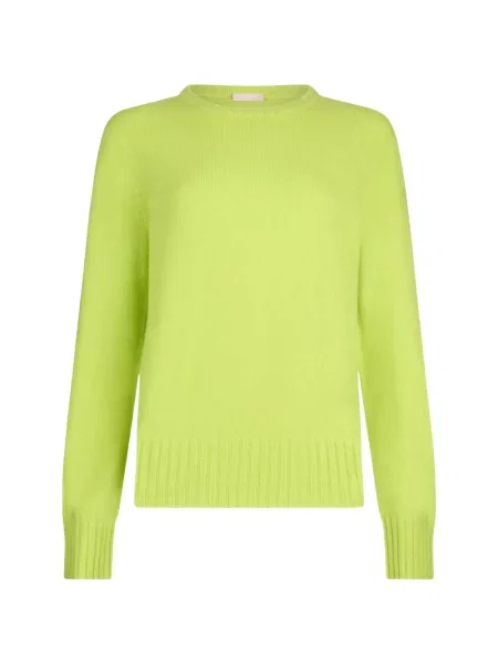 Sweter Liu Jo z okrągłym dekoltem z autografem żółty