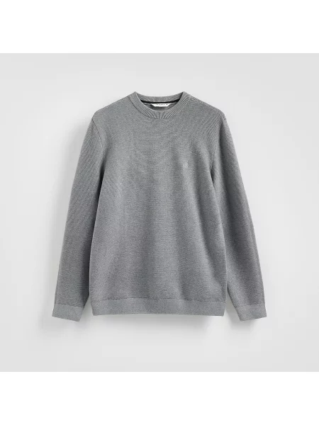 Reserved Svetr s příměsí lyocellu středně šedá