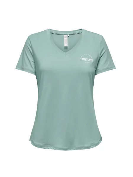 ONLY PLAY Tricou Save Life deschis verde