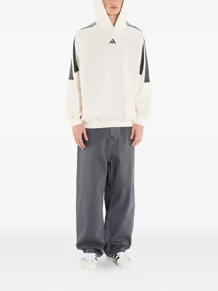 Cropp tricou Adidas din dantelă cu imagine negru