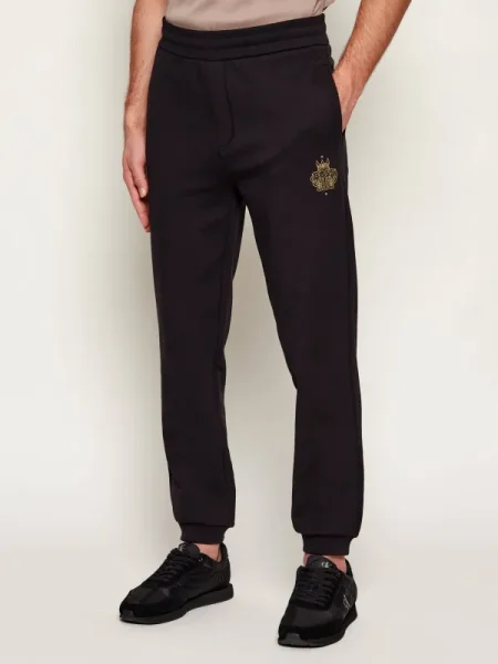 BOSS BLACK Pantaloni de trening Wei Boss x Chinese New Year | Relaxed fit negru