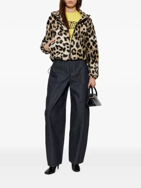 Geacă de vânt Givenchy cu model leopard din jacard