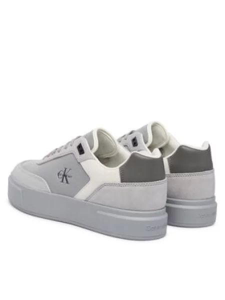 Tenisice Calvin Klein Prime Cupsole Laceup Lth-Su Ml siva