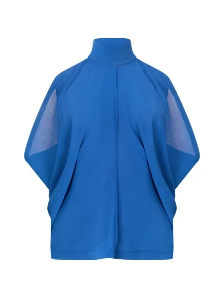 Bluză Alberta Ferretti evazată albastru