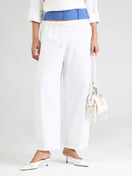 Abercrombie & Fitch Nohavice biela