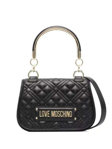 Matlasat geantă Love Moschino negru