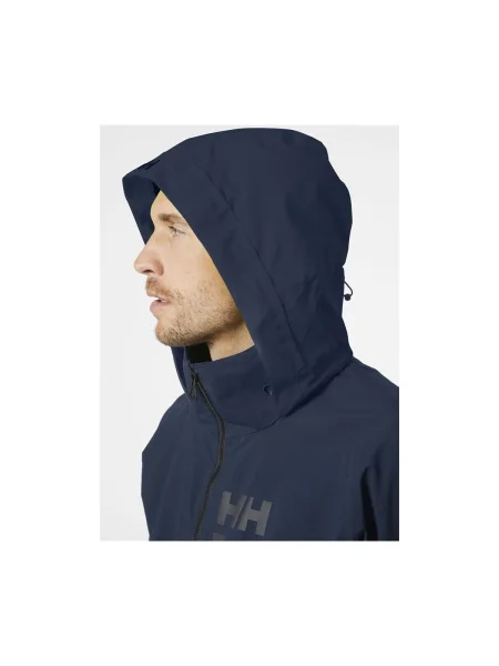 Bunda Helly Hansen s kapucňou modrá