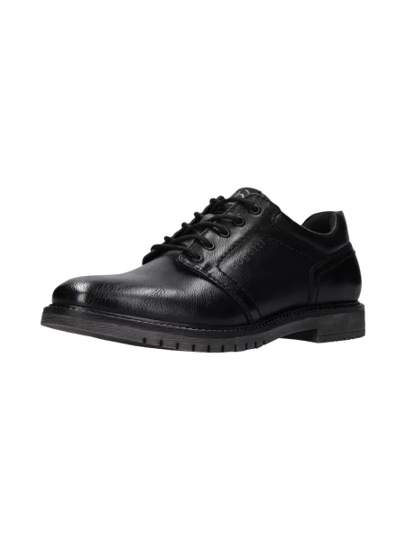 Bugatti Pantofi cu șireturi negru