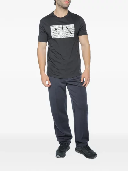 Pantaloni Armani Exchange cu cordon negru