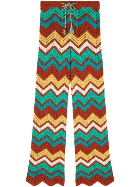 Pantaloni Alanui tricotate albastru