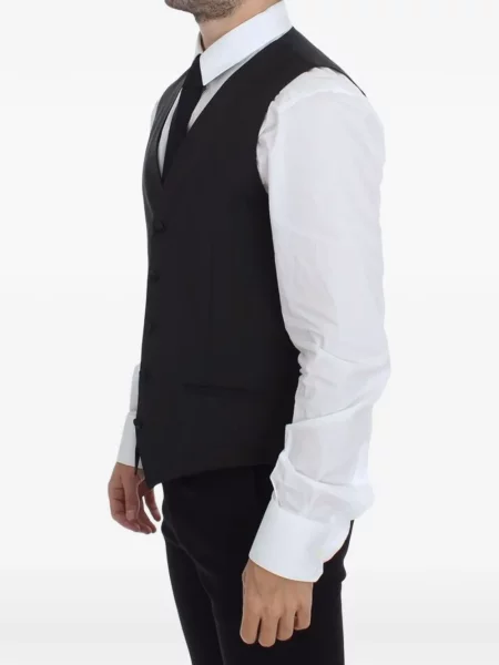 Vestă Dolce & Gabbana cu decolteu în V negru