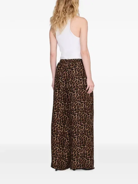 Pantaloni Anine Bing maro