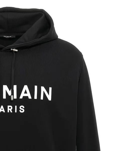 Hanorac cu glugă Balmain negru