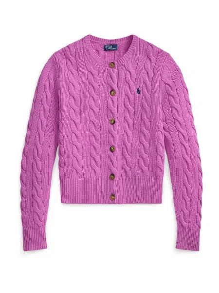 Polo Ralph Lauren Geacă tricotată roz