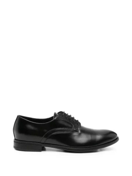 Pantofi loafer Carlo Pignatelli cu șireturi din dantelă negru