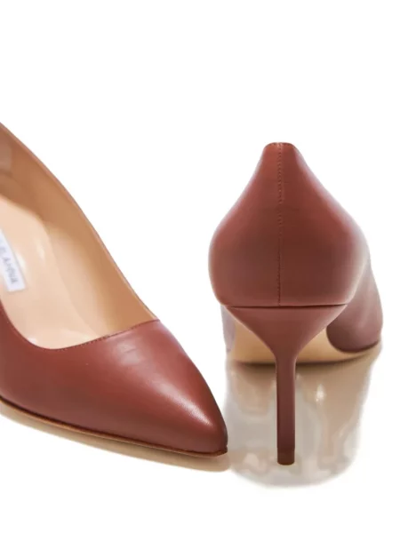 Pantofi cu toc Manolo Blahnik maro