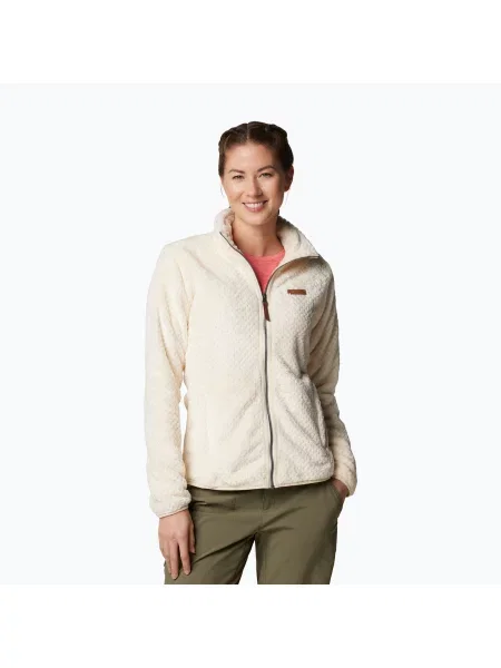 Bluză pentru femei Columbia Fire Side II Sherpa Full Zip chalk
