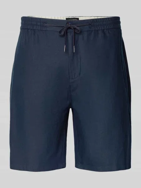Scotch & Soda Szorty materiałowe Regular Fit granatowy