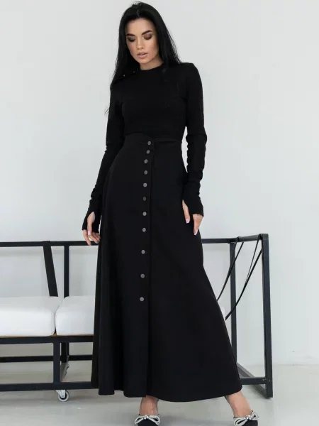 Спідниця максі RiMari чорний