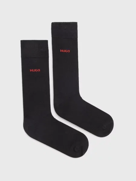 HUGO Zokni sötétkék piros