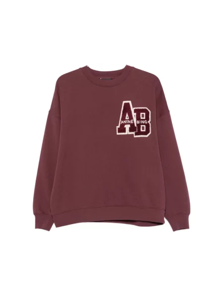 Bluza Anine Bing z logo czerwona