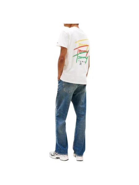 Tricou Tommy Jeans bej