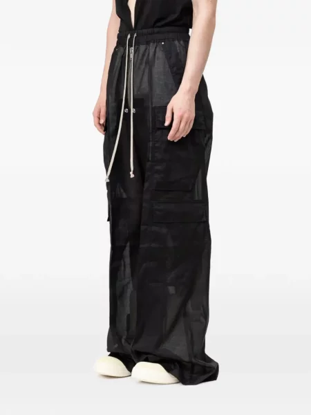 Pantaloni cargo Rick Owens negru