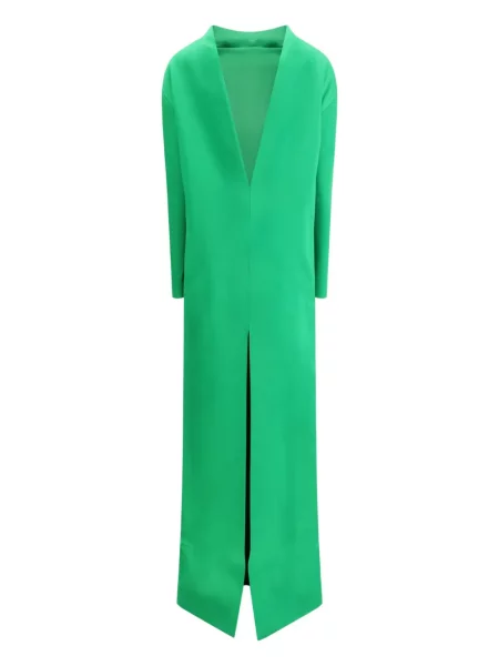 Rochie maxi Tom Ford lungă de costum verde