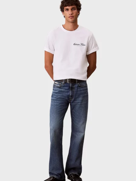Графічний футболка Calvin Klein Jeans біла