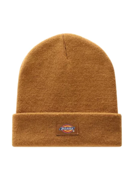 Czapka beanie z imitacji dzianiny model ‘Gibsland’ Dickies brązowa