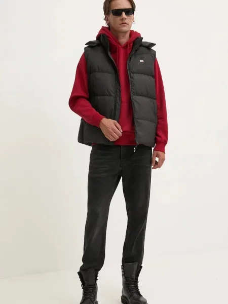 Tommy Jeans bezrękawnik puchowy zimowy czarny