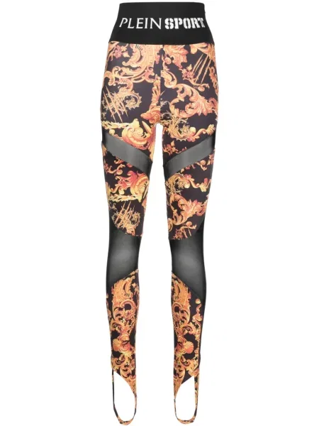 Leggings Plein Sport cu imagine negru