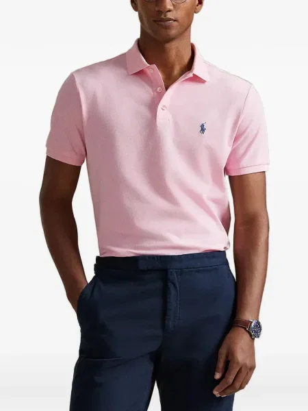 Bőr húzózsinór pólóing Polo Ralph Lauren barna