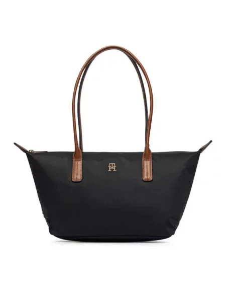 TOMMY HILFIGER Geantă de umăr Popette' negru
