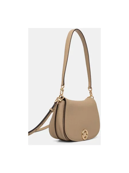 MICHAEL Michael Kors torebka crossbody skórzana beżowa