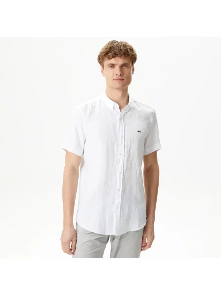 Lacoste сорочка чоловіча біла