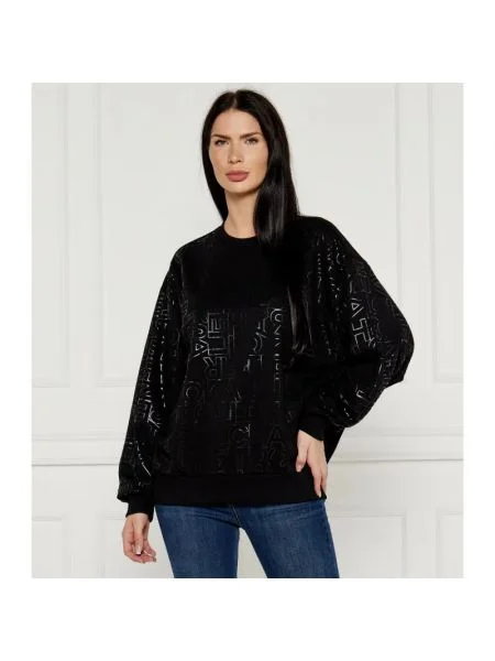Elisabetta Franchi Hanorac | Oversize fit negru